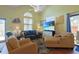 Bright living room with nautical decor, comfortable seating, and a large TV at 613 13Th Ave. S # 147, Surfside Beach, SC 29575