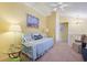 Second floor loft area with a day bed, fan, lots of natural light and beach themed decor at 613 13Th Ave. S # 147, Surfside Beach, SC 29575