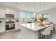 Bright, spacious kitchen featuring a large center island, stainless steel appliances, and ample counter space at 615 Fair Feather Ct., Myrtle Beach, SC 29588