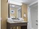 Bright bathroom with a well-lit mirror over the vanity and a clean shower/tub combination at 6900 Ocean Blvd. # 935, Myrtle Beach, SC 29572