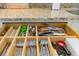 Organized kitchen drawer featuring cutlery dividers and ample storage space for kitchen utensils at 708 Ashland Ave., North Myrtle Beach, SC 29582