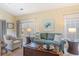Comfortable living room with natural light, stylish seating, charming decor, and coastal-inspired accents at 708 Ashland Ave., North Myrtle Beach, SC 29582