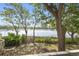 Backyard view with trees overlooking the water at 806 Conway St. # 116, North Myrtle Beach, SC 29582