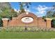 Brick community sign: Fox Horn at 843 Brookline Dr., Myrtle Beach, SC 29579