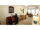 Multi-purpose area with golf decor and writing desk for work or hobbies at 861 Tall Oaks Ct. # D-61, Myrtle Beach, SC 29588