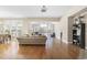 Spacious living room with hardwood floors, large windows, and comfortable seating at 886 Carolina Farms Blvd., Myrtle Beach, SC 29579