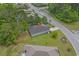 Aerial view of the property showing a well-maintained yard and surrounding neighborhood at 100 Oak Leaf Dr., Longs, SC 29568