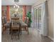 Cozy dining room featuring a round table, six chairs, and natural light at 100 Oak Leaf Dr., Longs, SC 29568