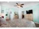 Serene bedroom with carpeted floors, closet, dresser, and neutral color palette at 1133 6Th Ave. S, North Myrtle Beach, SC 29582