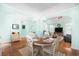 Charming dining area with stylish chairs and a decorative light fixture at 1133 6Th Ave. S, North Myrtle Beach, SC 29582