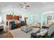 Bright living area with open floor plan connecting to the kitchen and dining room at 1133 6Th Ave. S, North Myrtle Beach, SC 29582