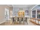Stylish dining room featuring modern decor, ample natural light, and a cozy atmosphere at 1203 Crooked Oak Dr., Pawleys Island, SC 29585