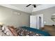 Primary bedroom includes tray ceiling and ensuite bathroom at 1220 Alcazar Ct., Conway, SC 29527