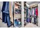 Spacious walk-in closet with custom shelving at 1286 Culbertson Ave., Myrtle Beach, SC 29577