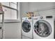 Laundry room featuring modern washer and dryer at 1286 Culbertson Ave., Myrtle Beach, SC 29577