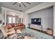 Spacious living room with modern ceiling fan, plush seating, and open floor plan at 1286 Culbertson Ave., Myrtle Beach, SC 29577