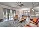 Open living room with hardwood floors and modern furnishings at 1286 Culbertson Ave., Myrtle Beach, SC 29577