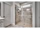 Updated shower with glass door and tile surround at 1286 Culbertson Ave., Myrtle Beach, SC 29577