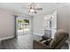 Bedroom featuring a door to the outside patio and a comfortable recliner at 1720 Horry St., Conway, SC 29526