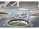 Covered hot tub with access to lazy river and ocean views at 201 S Ocean Blvd., North Myrtle Beach, SC 29582