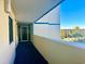 Exterior hallway and entrance with open views to the surrounding neighborhood at 2404 N Ocean Blvd. # 635, Myrtle Beach, SC 29577