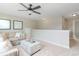 Relaxing bonus room with neutral walls, plush carpet, and comfortable seating area at 246 Mayflower Dr., Calabash, NC 28467