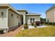 Home featuring an arched entryway and well-maintained landscaping in front yard at 274 Avenue Of The Palms, Myrtle Beach, SC 29579