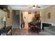 Inviting living room with hardwood floors, staircase and view to the kitchen at 3358 Pampas Dr., Myrtle Beach, SC 29577