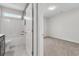 View into the bathroom from the hallway highlighting the toilet and tub at 383 Hayloft Circle, Conway, SC 29526