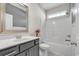 Charming bathroom features a vanity, an ornate mirror, and a tub at 383 Hayloft Circle, Conway, SC 29526