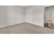 Bright bedroom featuring neutral walls and carpet has a large closet at 383 Hayloft Circle, Conway, SC 29526