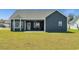 Covered back patio with a ceiling fan, perfect for outdoor seating and relaxing at 383 Hayloft Circle, Conway, SC 29526