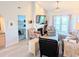 Open living area and entry to main bedroom, with fireplace and comfortable seating at 407 24Th Ave. N # 302, North Myrtle Beach, SC 29582