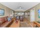 Cozy living room with wood-paneled walls and comfortable seating area at 414 32Nd Ave. N, North Myrtle Beach, SC 29582