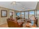 Spacious living room filled with natural light and cozy furnishings, beachy decor at 414 32Nd Ave. N, North Myrtle Beach, SC 29582