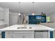Stylish kitchen island featuring pendant lighting, a stainless steel sink, and a dishwasher for modern convenience at 456 Cattle Drive Circle, Myrtle Beach, SC 29588