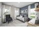 Comfortable bedroom showcasing a daybed, stylish decor, a desk and lots of natural light at 527 Magnolia Terrace Dr, Myrtle Beach, SC 29579