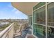 Inviting balcony with chairs offering views of the neighborhood at 5300 N Ocean Blvd. # 422, Myrtle Beach, SC 29572