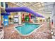 Fun indoor pool area with colorful features for the whole Gathering at 5300 N Ocean Blvd. # 422, Myrtle Beach, SC 29572