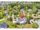 Beautiful aerial view of a lovely neighborhood with tree-lined streets and well-maintained homes at 552 Enoree Ct., Myrtle Beach, SC 29588
