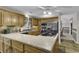 Updated kitchen with stainless appliances, lots of counterspace and wood floors plus plenty of natural light at 552 Enoree Ct., Myrtle Beach, SC 29588