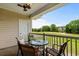 Charming patio with seating, perfect for enjoying views of the golf course at 5751 Oyster Catcher Dr. # 334, North Myrtle Beach, SC 29582