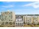 Beach home is located between two resorts with clear blue sky at 6095 Catalina Dr. # 1613, North Myrtle Beach, SC 29582