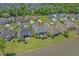 A bird's-eye view of the property nestled near a tranquil body of water and lush green spaces at 631 Edgecreek Dr., Myrtle Beach, SC 29579
