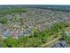 A bird's eye view showing the community's real estate and lush green environment at 631 Edgecreek Dr., Myrtle Beach, SC 29579