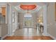 Stunning foyer with tile flooring, decorative columns, arched windows, and stylish decor at 631 Edgecreek Dr., Myrtle Beach, SC 29579