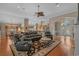 Open concept floor plan showcases the living room, dining area and front entry, creating an inviting space at 631 Edgecreek Dr., Myrtle Beach, SC 29579