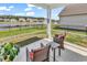 Back patio with views of the lake at 732 Mustang Ranch Dr., Myrtle Beach, SC 29588