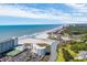 Beautiful aerial view of the resort buildings along the beach and waterway at 9400 Shore Dr. # 206, Myrtle Beach, SC 29572