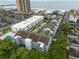 Aerial view of condo community with views of surrounding cityscape and Atlantic ocean at 9581 Shore Dr. # 216, Myrtle Beach, SC 29572
